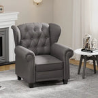 Fauteuil inclinable moderne capitonné