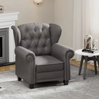 Fauteuil inclinable moderne capitonné