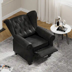 Fauteuil inclinable moderne capitonné