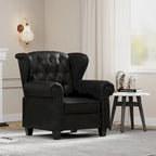 Fauteuil inclinable moderne capitonné
