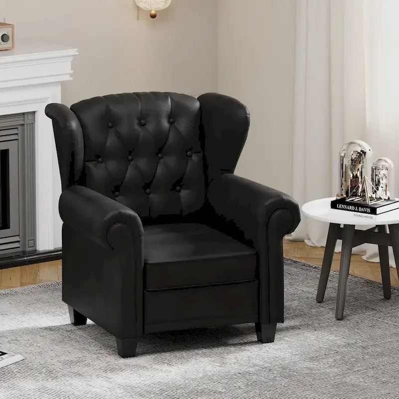 Fauteuil inclinable moderne capitonné