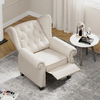Fauteuil inclinable moderne capitonné