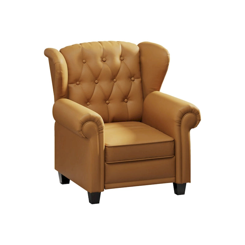 Fauteuil inclinable moderne capitonné