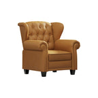Fauteuil inclinable moderne capitonné