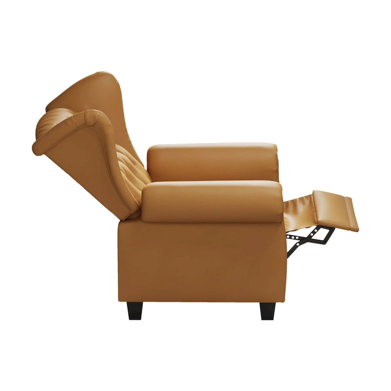 Fauteuil inclinable moderne capitonné