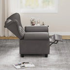 Fauteuil inclinable moderne capitonné
