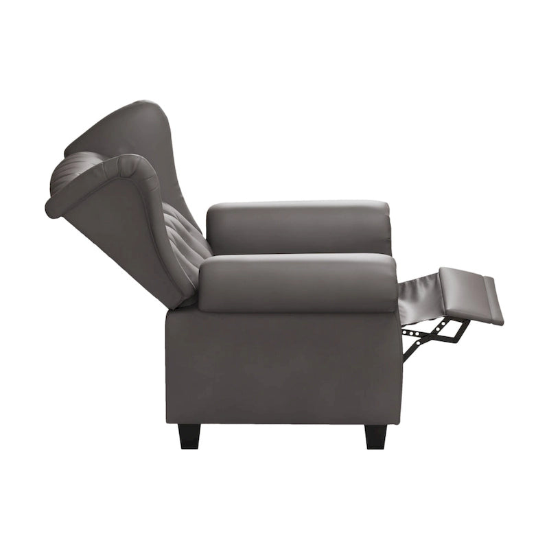 Fauteuil inclinable moderne capitonné