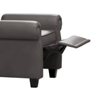 Fauteuil inclinable moderne capitonné