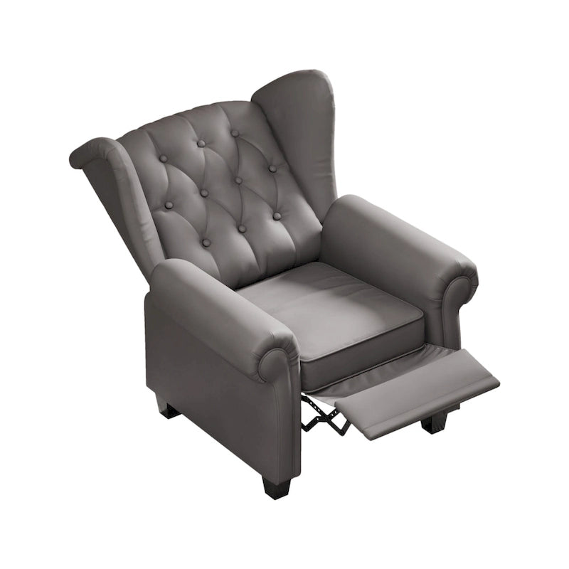 Fauteuil inclinable moderne capitonné