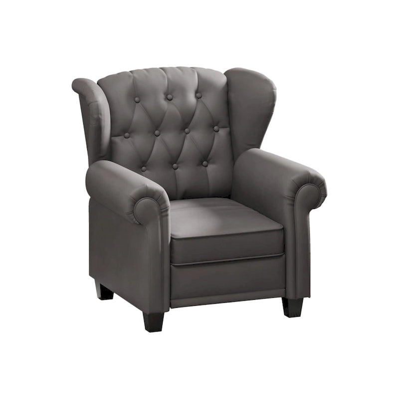 Fauteuil inclinable moderne capitonné