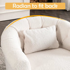Fauteuil pivotant en velours