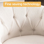Fauteuil pivotant en velours