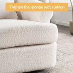 Fauteuil pivotant en velours