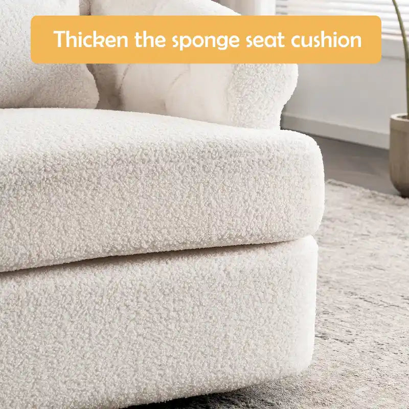 Fauteuil pivotant en velours