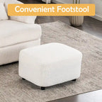 Fauteuil pivotant en velours