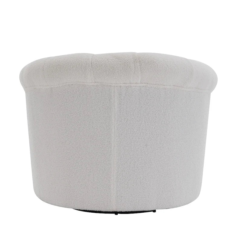 Fauteuil pivotant en velours