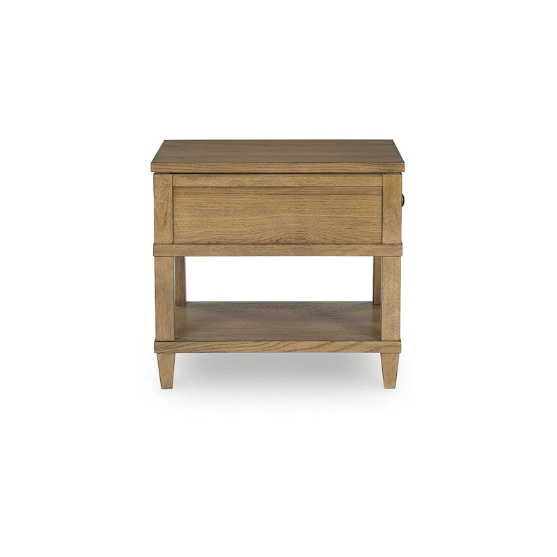 Table d'appoint brune - 20 L x 26 P x 24 H