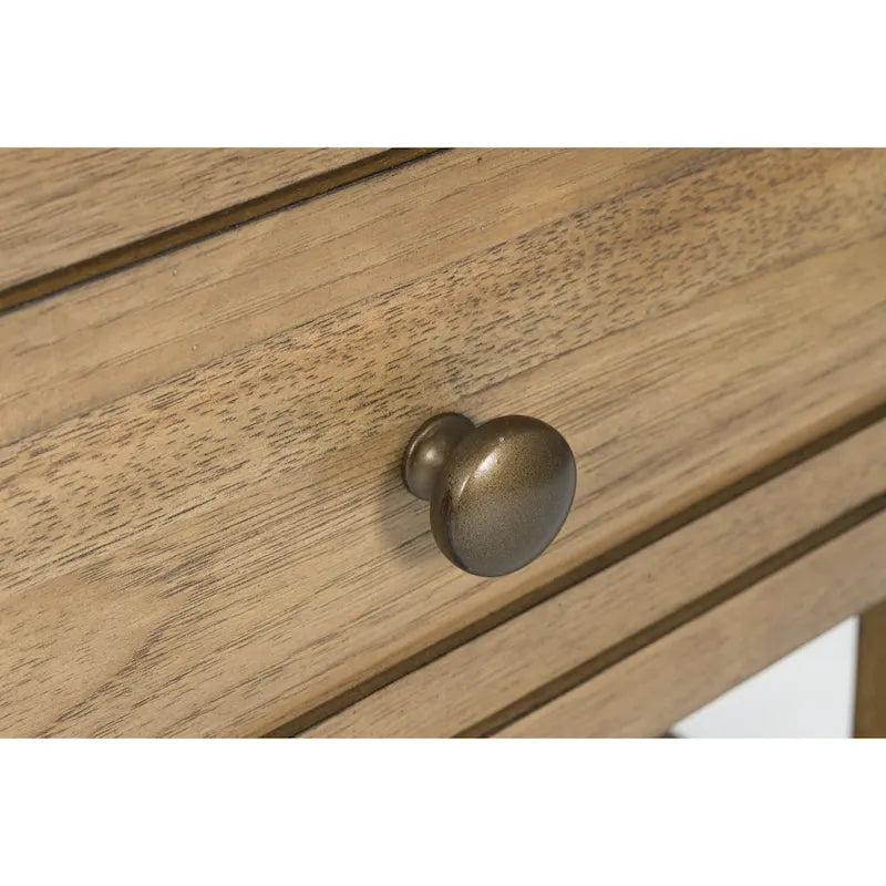Table d'appoint brune - 20 L x 26 P x 24 H