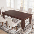 Table de salle à manger de style rustique pour 6 à 8 personnes - N/A