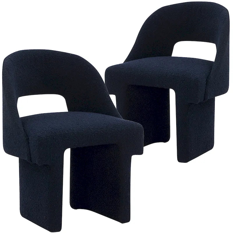 Fauteuil d'appoint rembourré élégant et moderne en bouclette avec cadre en bois MDF pour bureau, salon et chambre