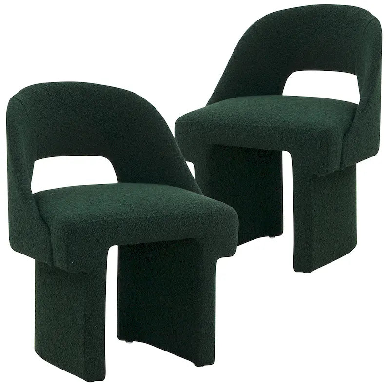 Fauteuil d'appoint rembourré élégant et moderne en bouclette avec cadre en bois MDF pour bureau, salon et chambre
