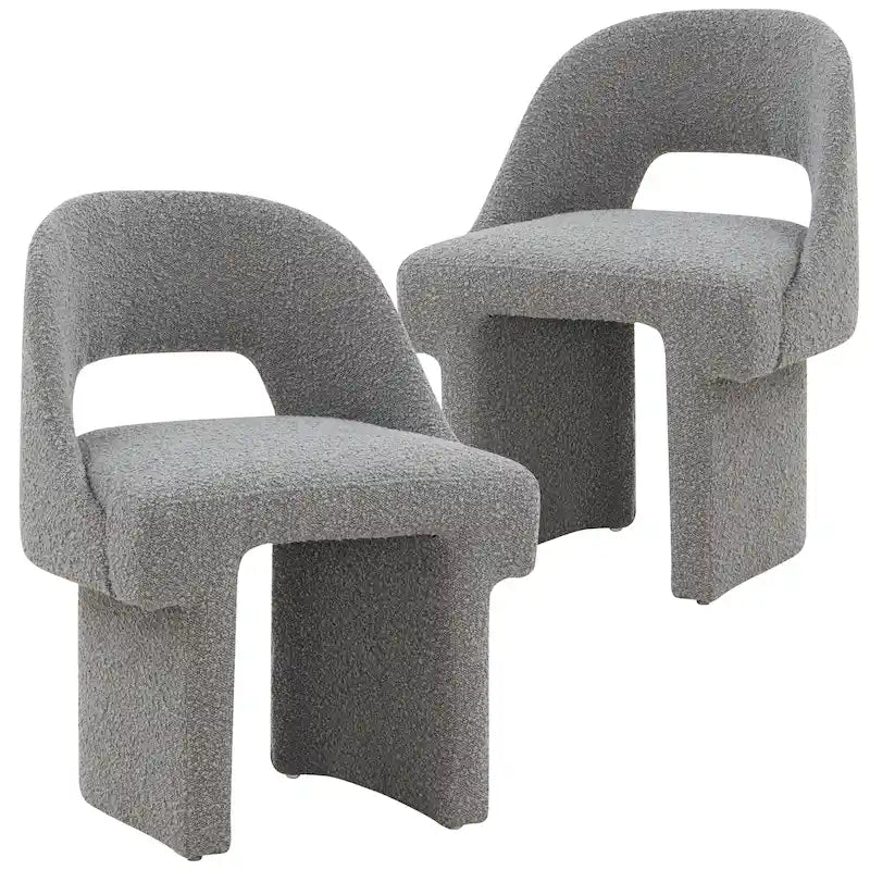 Fauteuil d'appoint rembourré élégant et moderne en bouclette avec cadre en bois MDF pour bureau, salon et chambre