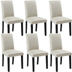 Chaises de salle à manger rembourrées, chaise de cuisine/salle à manger en tissu, chaises de salle à manger Parson