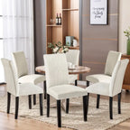 Chaises de salle à manger rembourrées, chaise de cuisine/salle à manger en tissu, chaises de salle à manger Parson