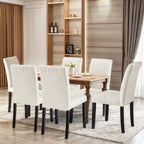 Chaises de salle à manger rembourrées, chaise de cuisine/salle à manger en tissu, chaises de salle à manger Parson
