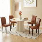 Chaises de salle à manger rembourrées, chaise de cuisine/salle à manger en tissu, chaises de salle à manger Parson