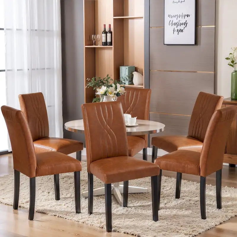 Chaises de salle à manger rembourrées, chaise de cuisine/salle à manger en tissu, chaises de salle à manger Parson