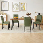 Chaises de salle à manger rembourrées, chaise de cuisine/salle à manger en tissu, chaises de salle à manger Parson