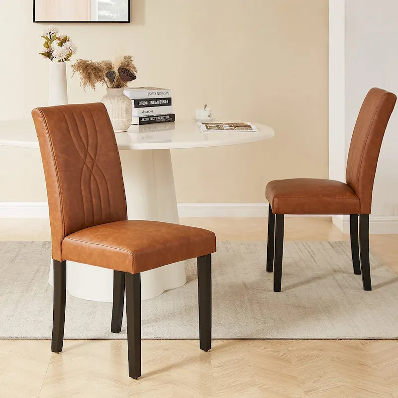 Chaises de salle à manger rembourrées, chaise de cuisine/salle à manger en tissu, chaises de salle à manger Parson