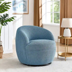 Fauteuil pivotant Galleria 360 en tissu Sherpa Teddy