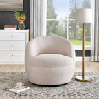 Fauteuil pivotant Galleria 360 en tissu Sherpa Teddy