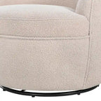 Fauteuil pivotant Galleria 360 en tissu Sherpa Teddy