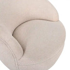 Fauteuil pivotant Galleria 360 en tissu Sherpa Teddy