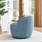 Fauteuil pivotant Galleria 360 en tissu Sherpa Teddy