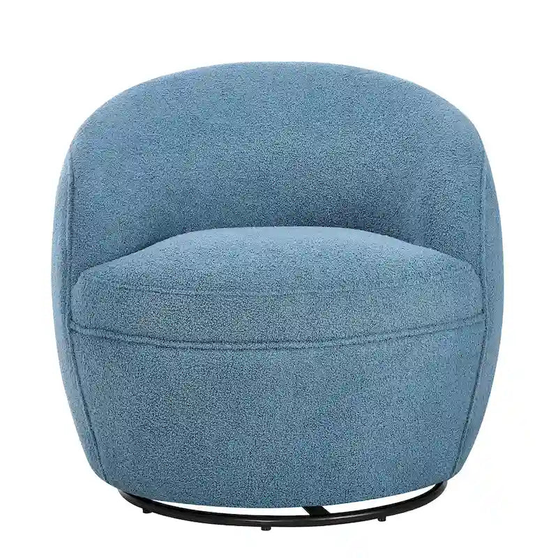 Fauteuil pivotant Galleria 360 en tissu Sherpa Teddy