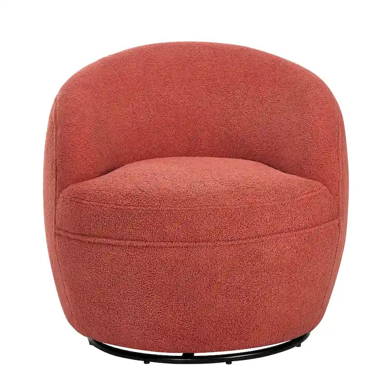 Fauteuil pivotant Galleria 360 en tissu Sherpa Teddy