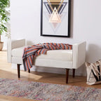 Banc Rosalee Mid-Century Modern 25 pouces - 49L x 18P x 25H
