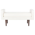 Banc Rosalee Mid-Century Modern 25 pouces - 49L x 18P x 25H
