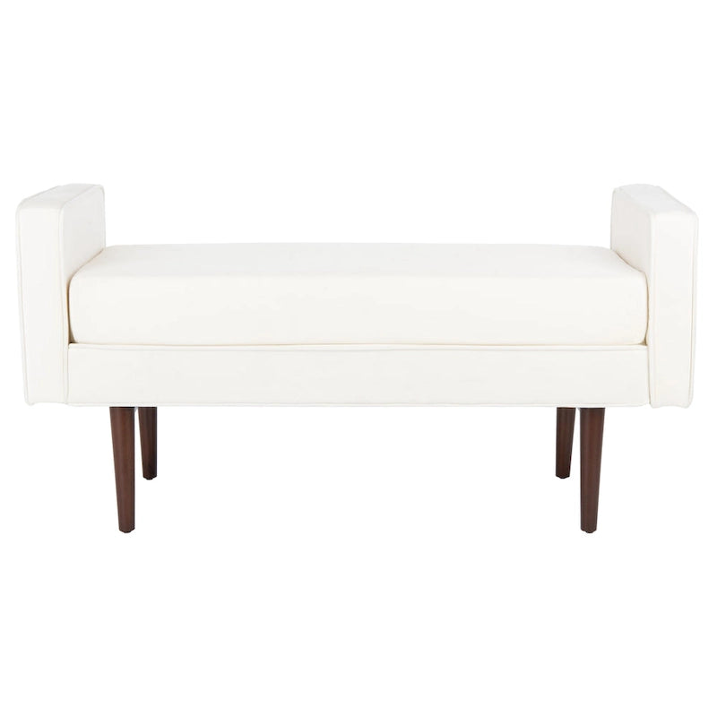 Banc Rosalee Mid-Century Modern 25 pouces - 49L x 18P x 25H