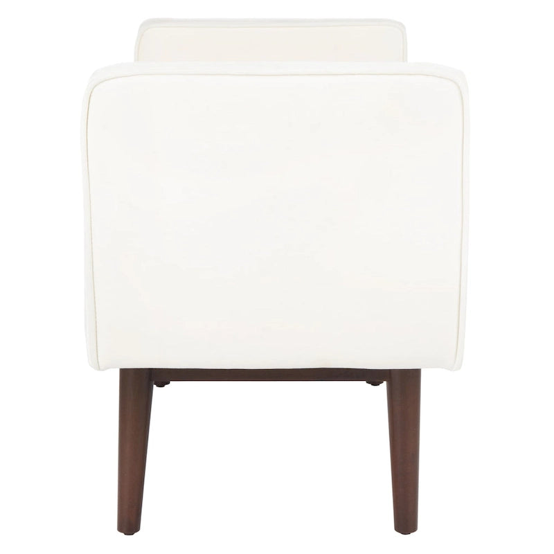 Banc Rosalee Mid-Century Modern 25 pouces - 49L x 18P x 25H