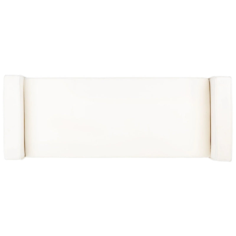 Banc Rosalee Mid-Century Modern 25 pouces - 49L x 18P x 25H