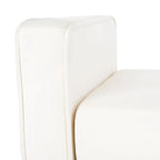Banc Rosalee Mid-Century Modern 25 pouces - 49L x 18P x 25H