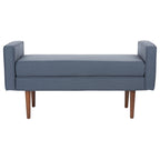 Banc Rosalee Mid-Century Modern 25 pouces - 49L x 18P x 25H