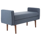 Banc Rosalee Mid-Century Modern 25 pouces - 49L x 18P x 25H