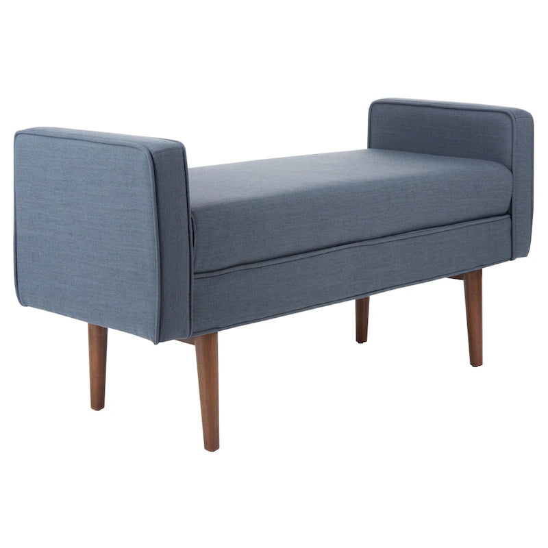 Banc Rosalee Mid-Century Modern 25 pouces - 49L x 18P x 25H