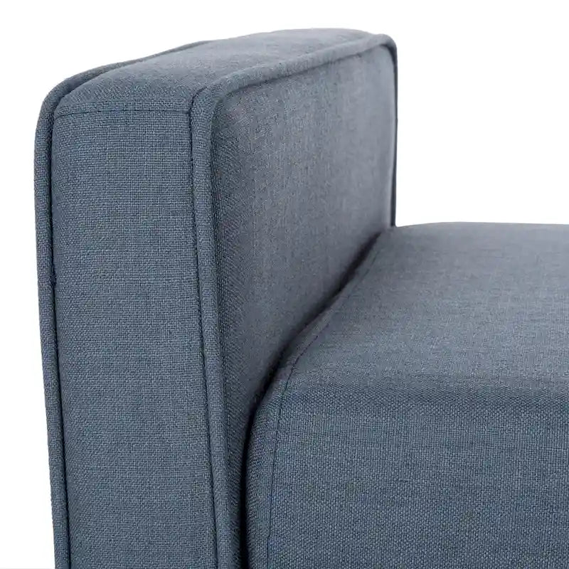 Banc Rosalee Mid-Century Modern 25 pouces - 49L x 18P x 25H